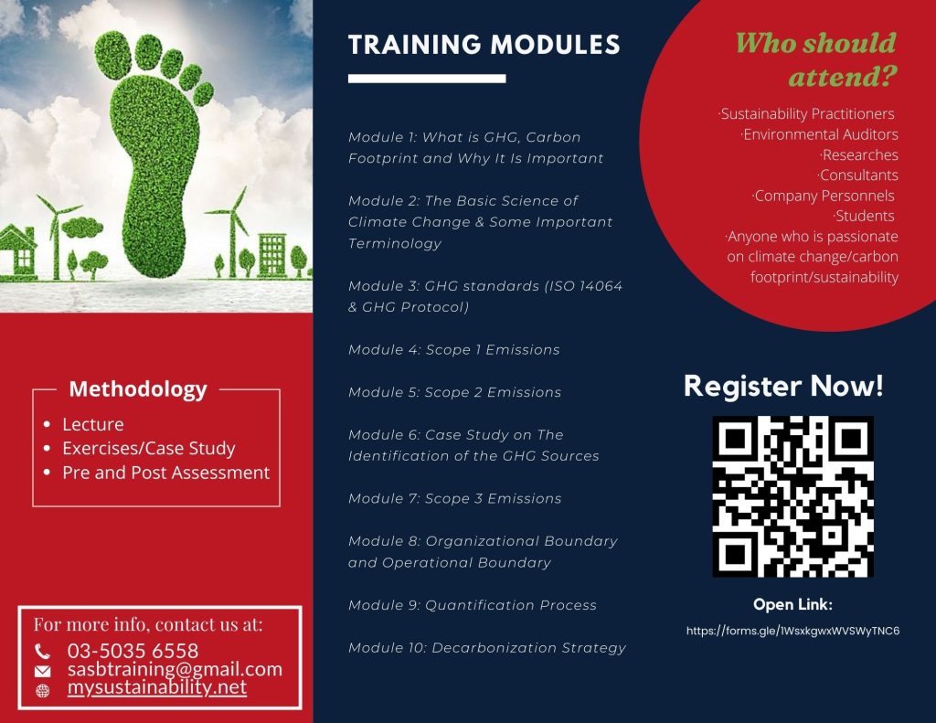 HRDC PUBLIC TRAINING: 2-Day "Greenhouse Gases (GHG) and Carbon Accounting Training Course"