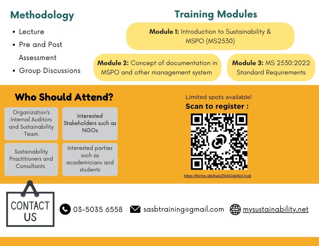 MSPO Endorsed Awareness Training Program