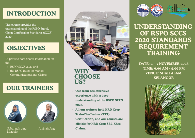 Understanding of RSPO SCCS 2020 Requirements Training