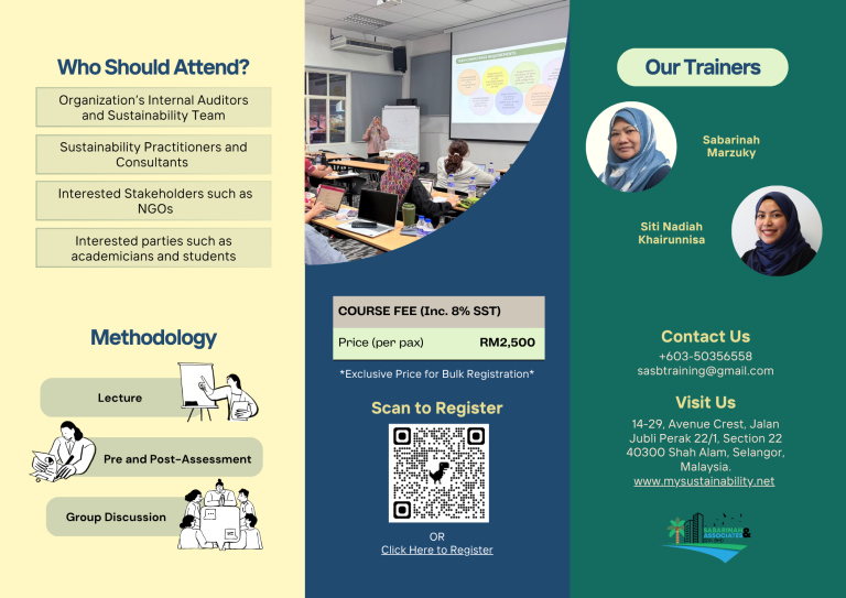 Public Training: 3-Day MSPO MS 2530:2022 Endorsed Awareness Training